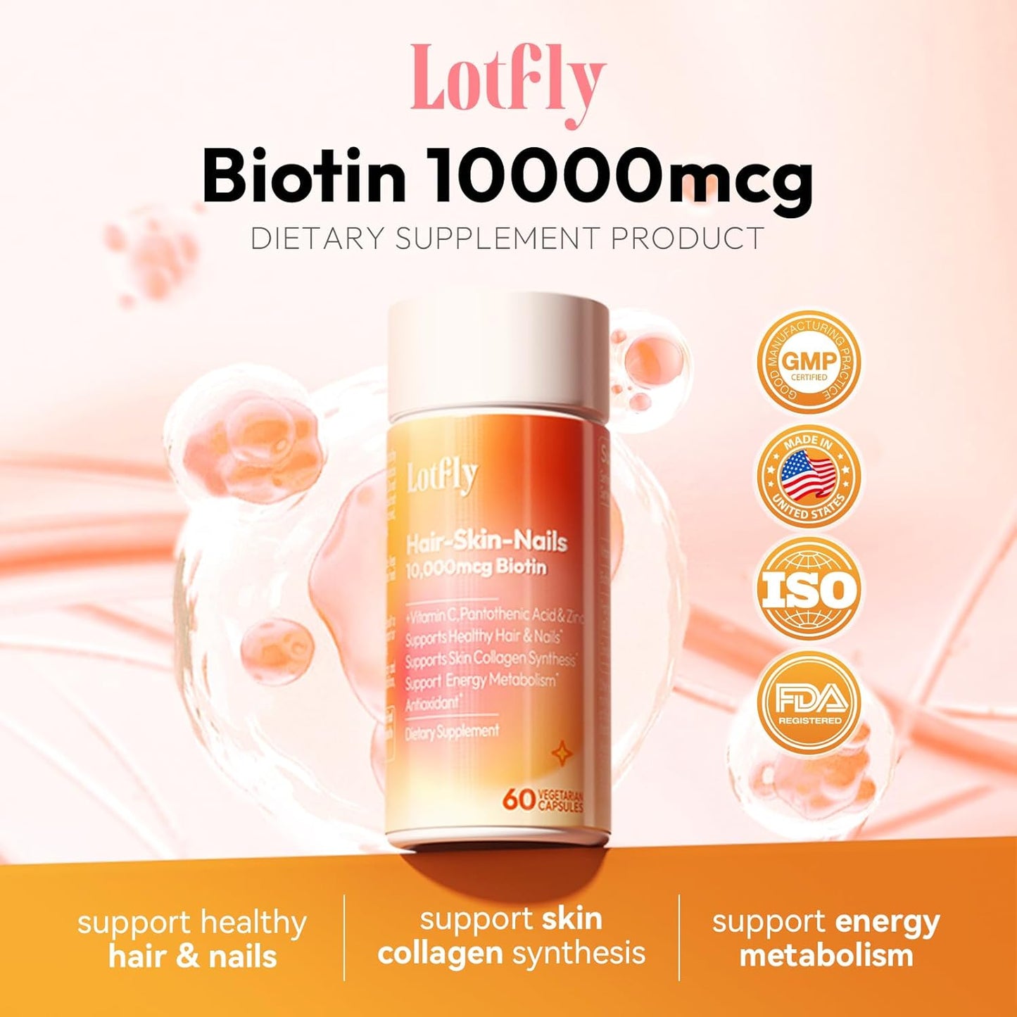 premium-biotin-10000-mcg-supplement-with-zinc-vitamin-c-calcium---promotes-hair-growth-nail-strength-skin-radiance-for-both-genders---60-vegan-capsules-2