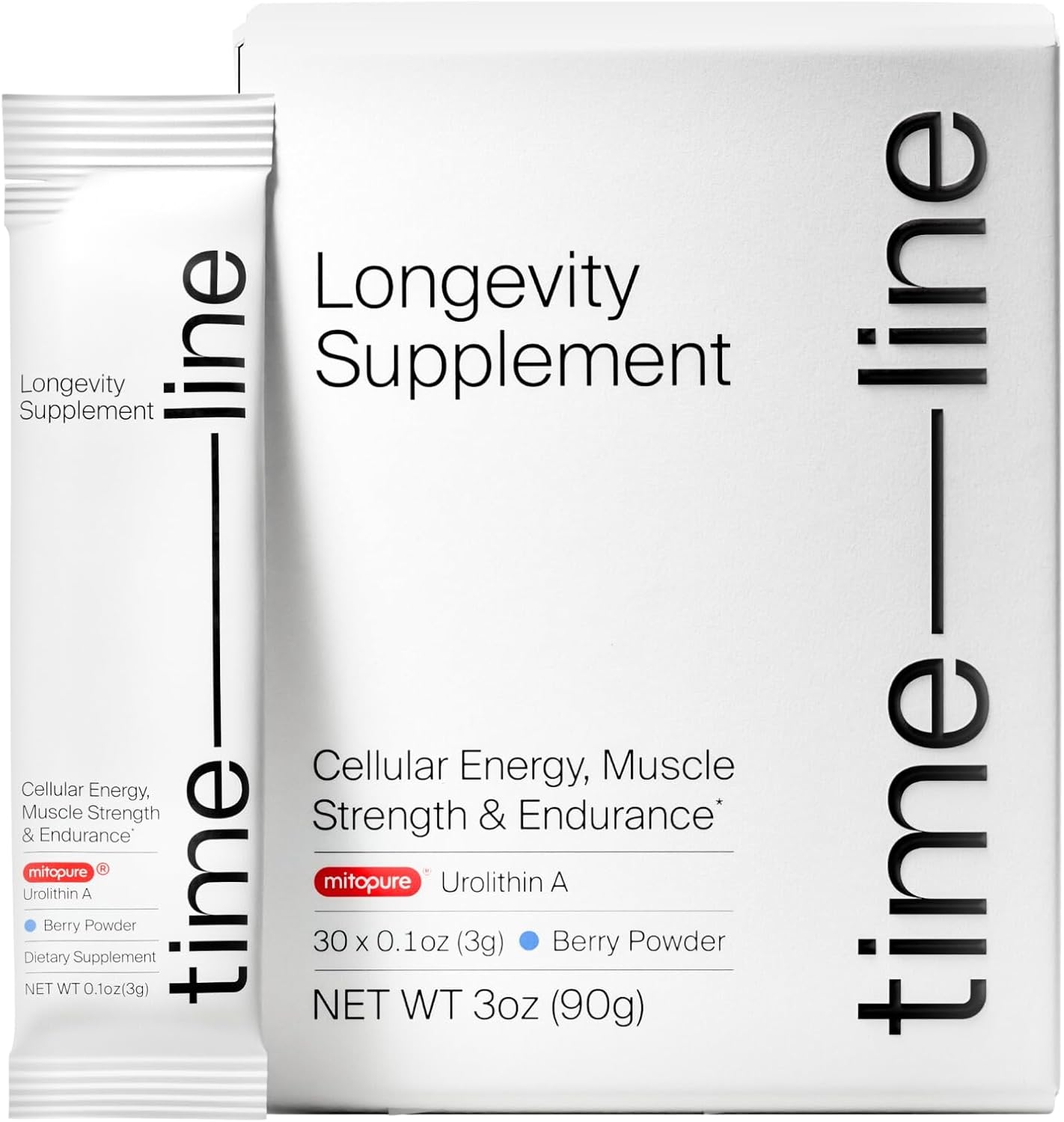 Mitopure Urolithin A Supplement for Healthy Aging & Cellular Renewal - Muscle Strength & Longevity - 30 Sachets - Espot.com.au