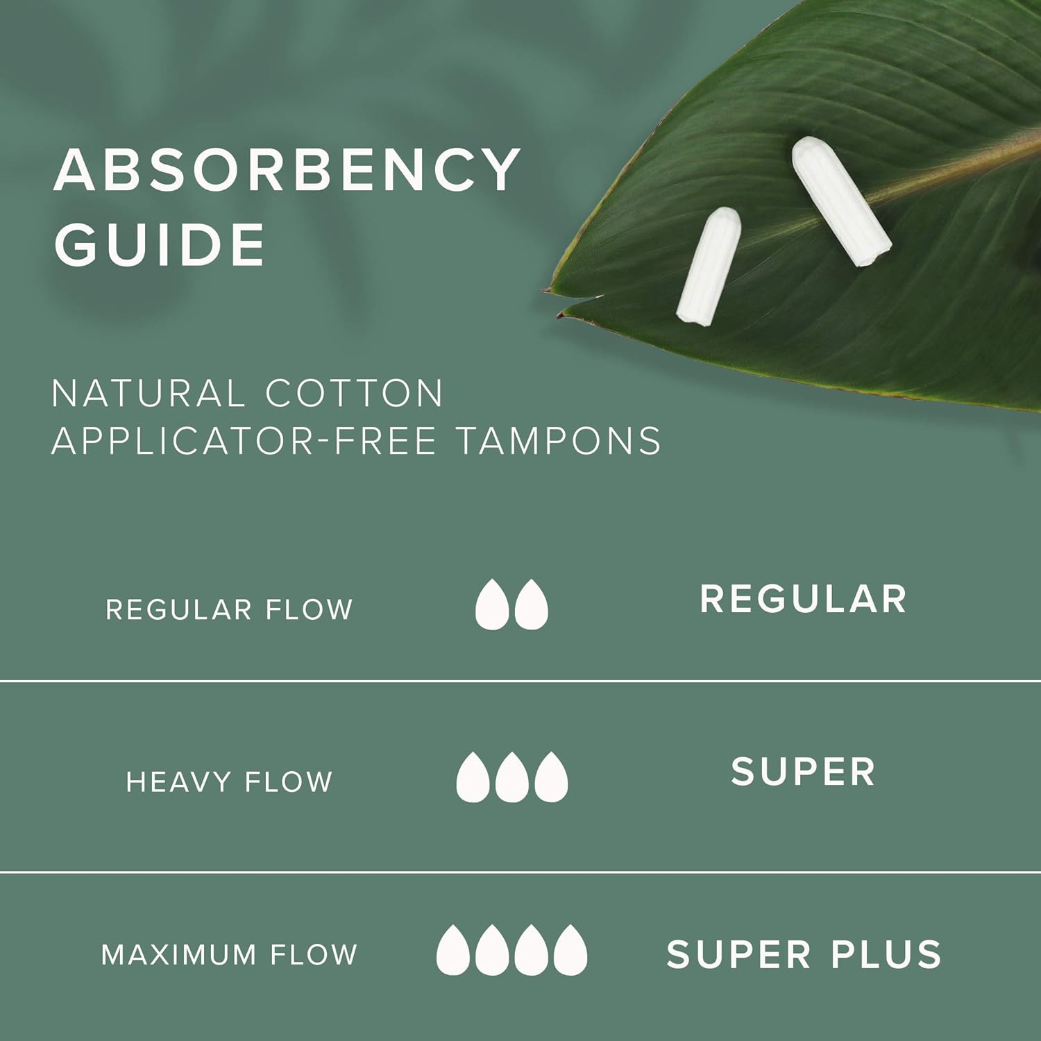32-count-veeda-super-plus-absorbency-natural-cotton-tampons---applicator-free-leak-proof-toxin-free---unscented---100-cotton-6