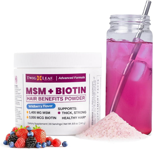 wildberry-hair-growth-powder-with-msm-biotin-vitamin-c---hair-supplement-for-women-men---gluten-free---30-servings-1