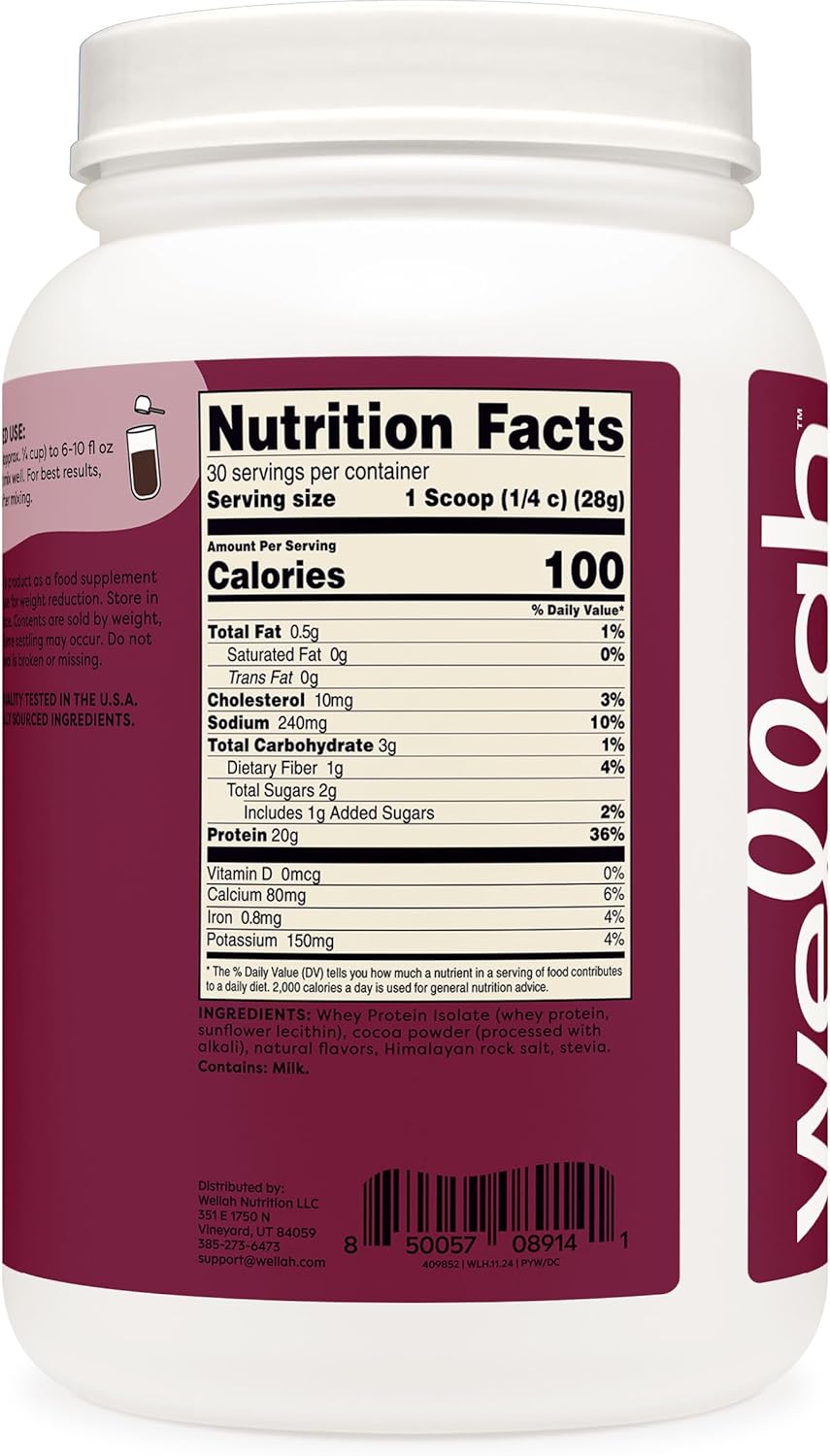 dark-chocolate-whey-protein-isolate---wellah-protein-your-whey-30-servings-4