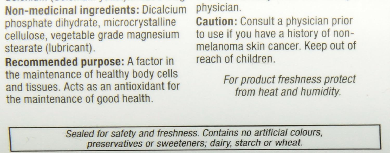 Selenium 200 mcg Supplement by Webber Naturals - Immune Support and Antioxidant Boost - Espot.com.au