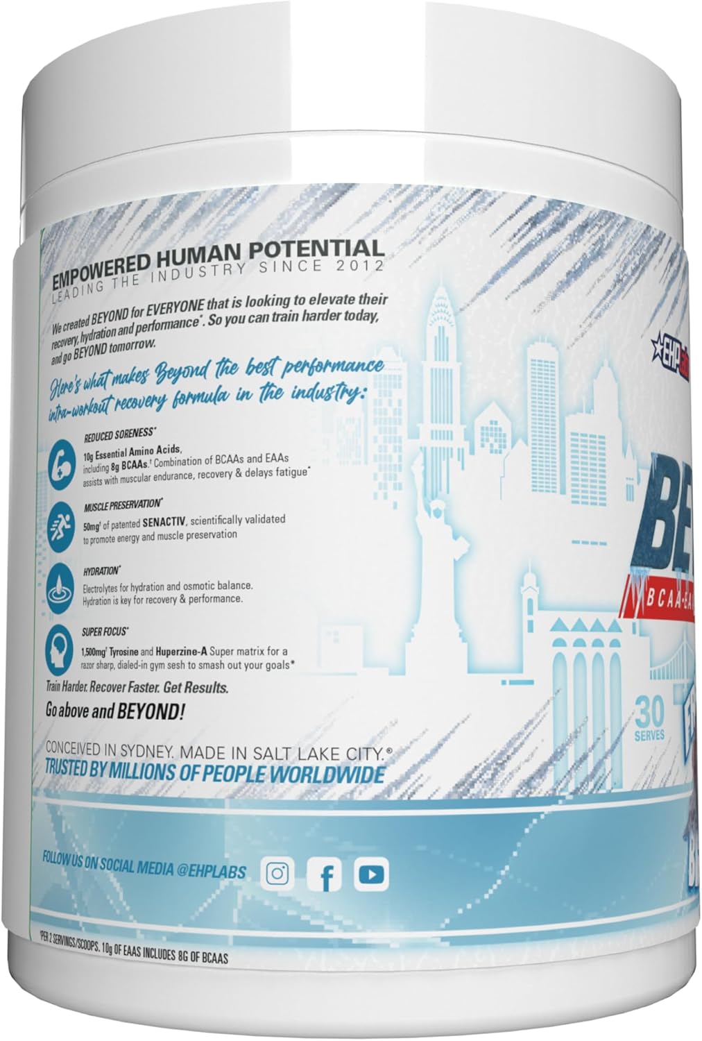 ehp-labs-x-ghostbusters-beyond-bcaa-powder---sugar-free-amino-acids-supplement-for-muscle-recovery---post-workout-eaa-powder---big-apple-flavor---60-servings-8