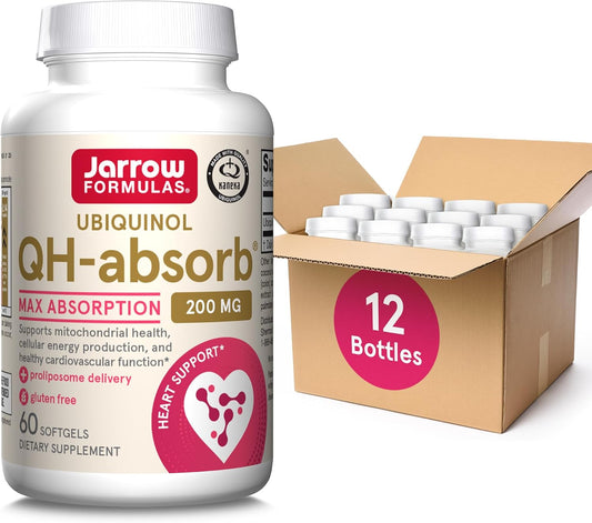 jarrow-formulas-qh-absorb-ubiquinol-200mg-softgels---cardiovascular-health-support-60-day-supply-pack-of-12-1