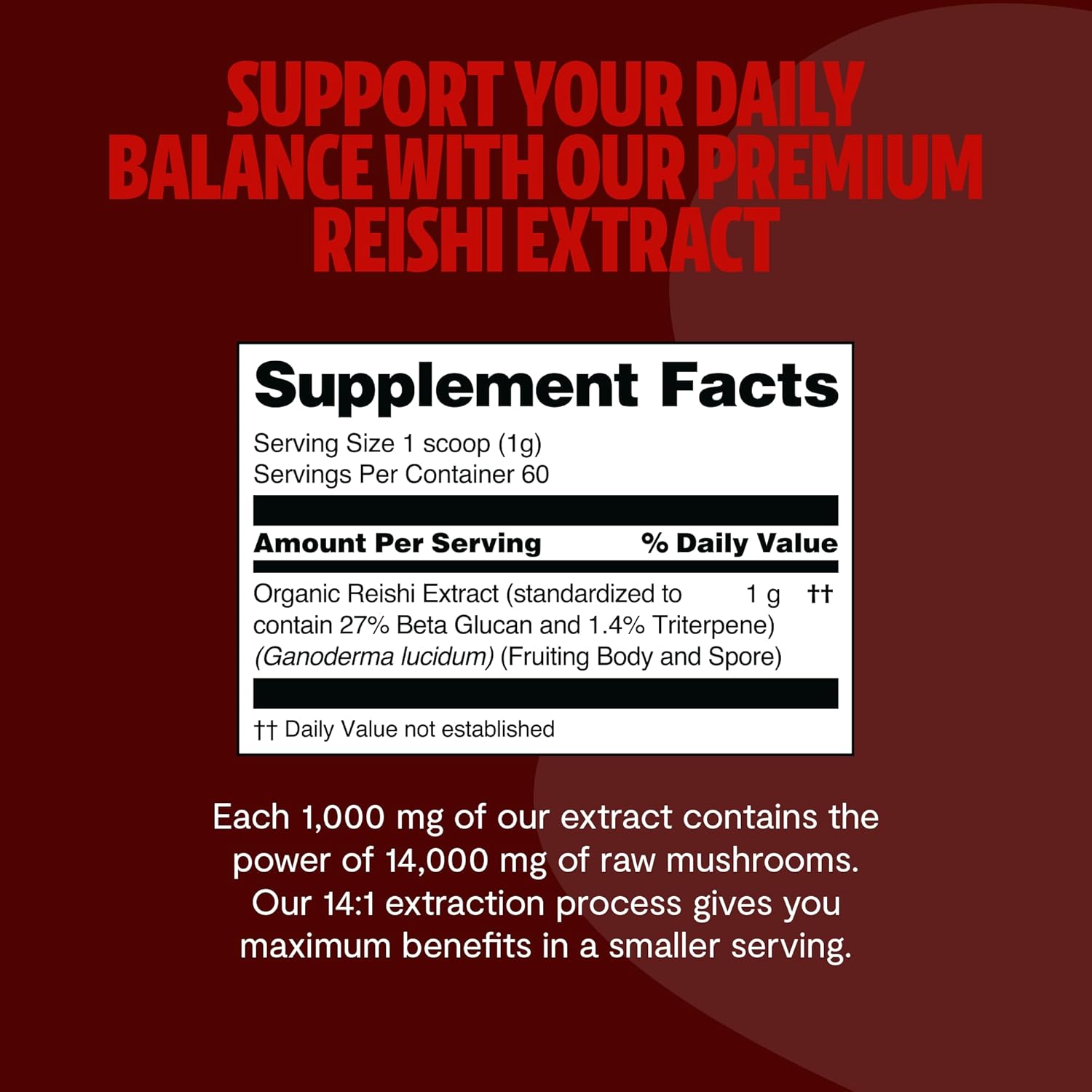 organic-freshcap-reishi-mushroom-powder---14000mg-extract-supplement-for-nootropic-support-ayurvedic-red-reishi-blend---60-servings-3