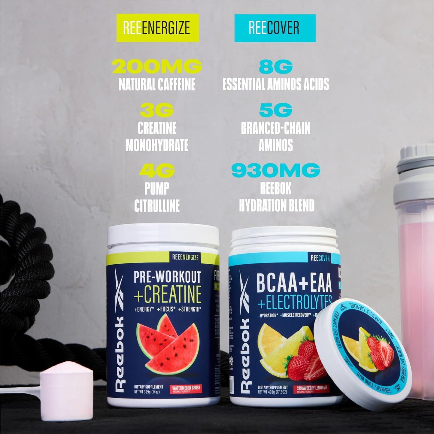 reebok-reeenergize-reecover-bundle---pre-workout-bcaa-recovery-system---watermelon-crush-strawberry-lemonade---train-recover-pack-2
