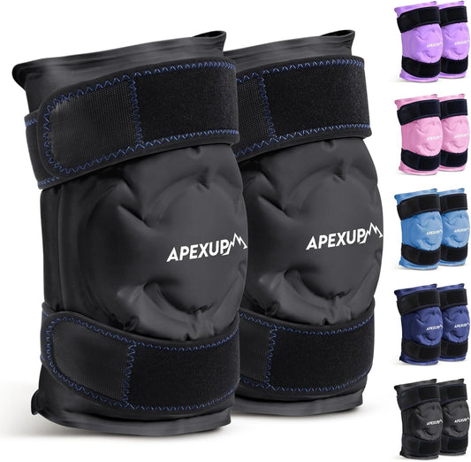 xxl-reusable-ice-pack-wrap-for-knee-pain-relief---flexible-gel-cold-pack-for-injuries---pain-relief-for-knee-back-shoulder-elbow-ankle-and-leg---black-2-pack-1
