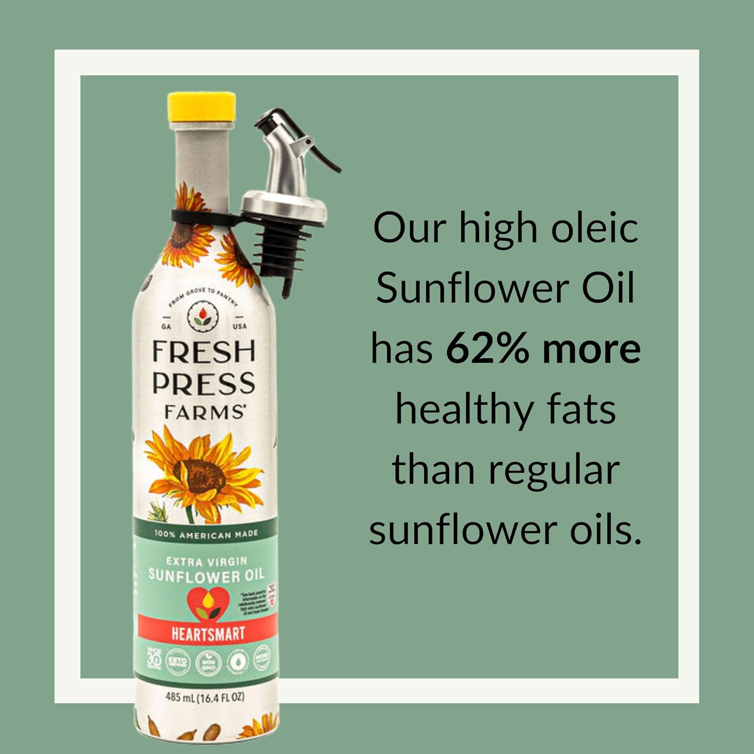georgia-grown-cold-pressed-sunflower-oil---2-pack-of-164-fl-oz-bottles---high-oleic-unrefined-whole30-certified-non-gmo-keto-paleo-gluten-free---100-american-made-4