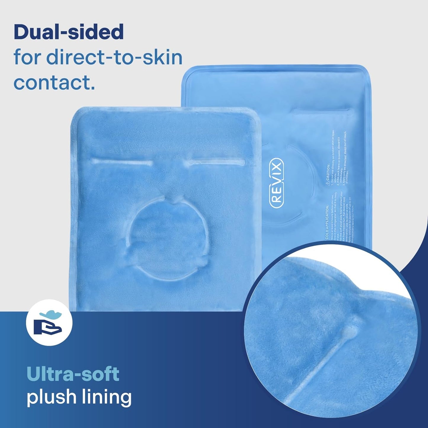 reusable-gel-ice-wrap-for-knee-pain-relief---cold-compress-therapy-for-leg-injuries-swelling-arthritis-meniscus-tear-acl---ideal-for-knee-replacement-surgery---revix-blue-4