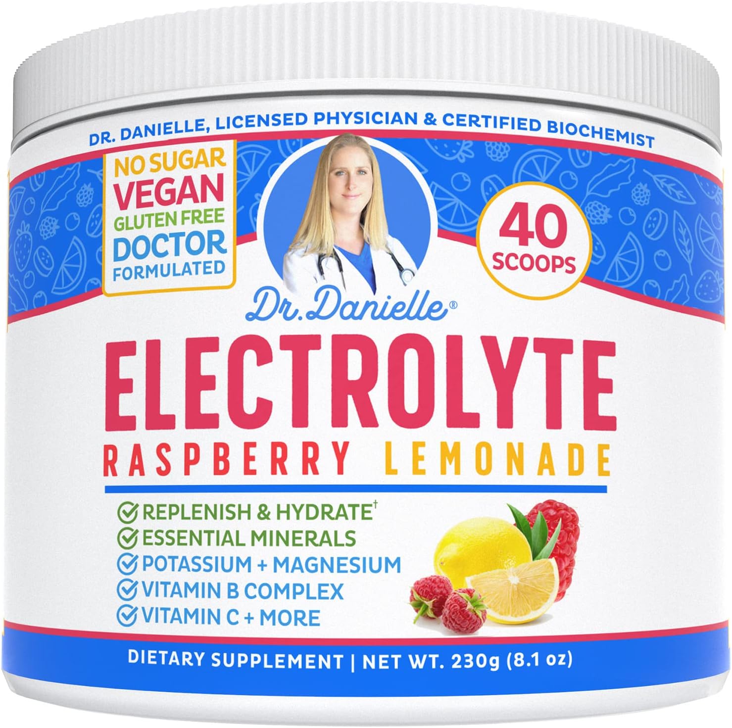 dr-danielles-electrolyte-powder-mix---energy-boosting-hydration-supplement-with-raspberry-lemonade-flavor---keto-friendly-sugar-free-formula-1