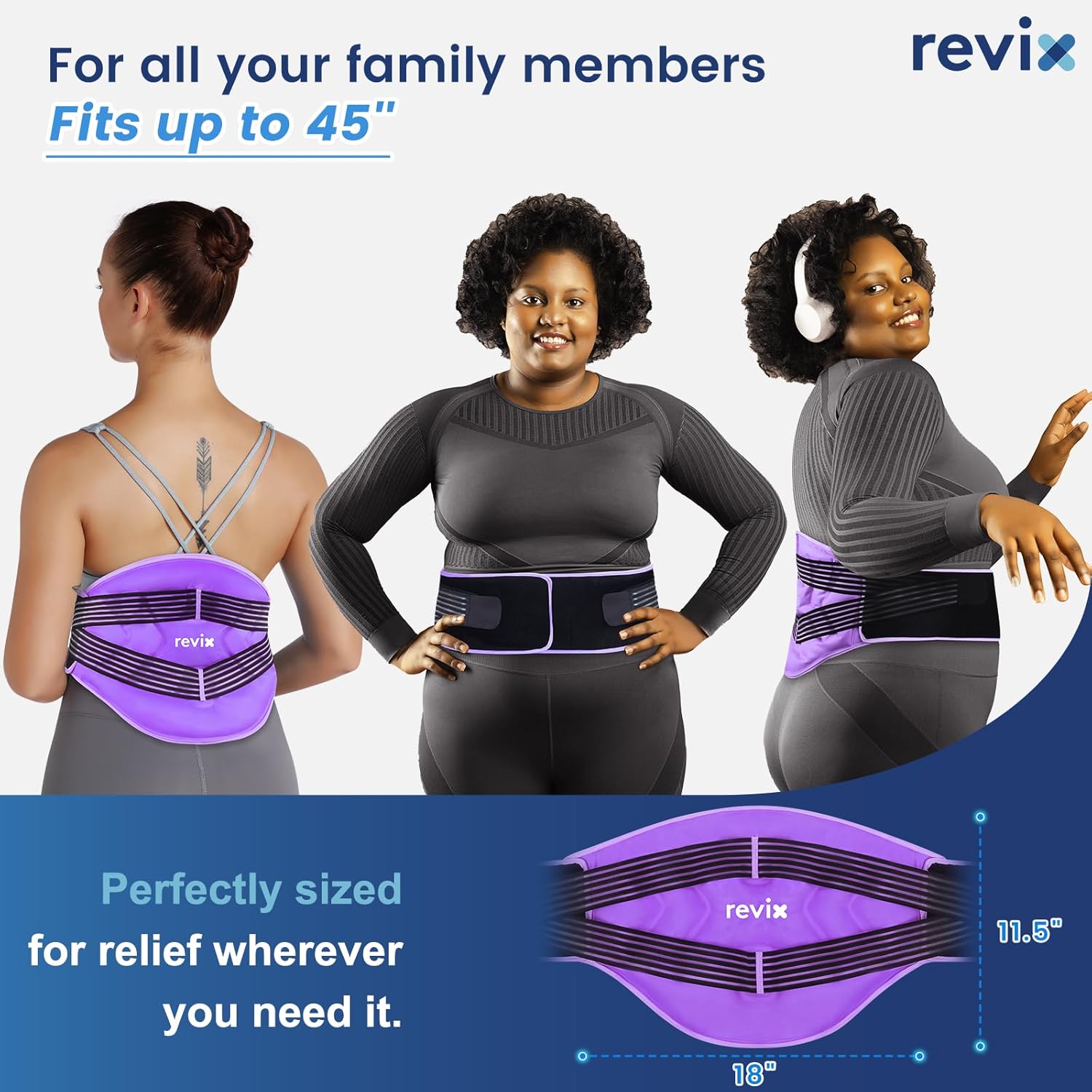 revix-large-back-ice-pack-with-compression-straps---adjustable-ice-wrap-for-lumbar-pain-relief---cold-compress-therapy-for-sciatic-nerve---reusable-soft-plush-lining-6