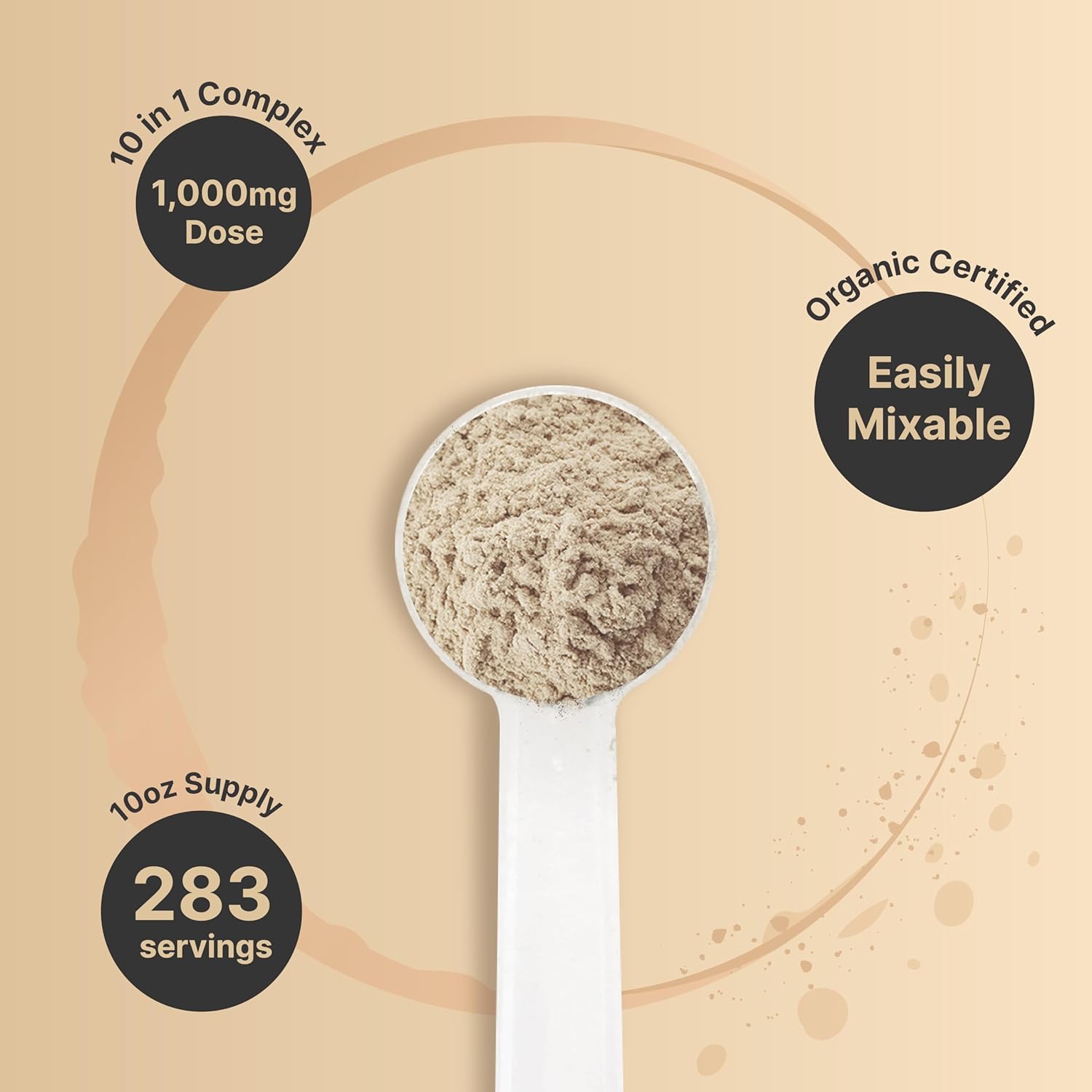 organic-10-in-1-mushroom-powder-blend-10oz---lions-mane-shiitake-reishi-turkey-tail-chaga-more---energy-boost-immune-support-brain-health---no-fillers---great-for-coffee-4