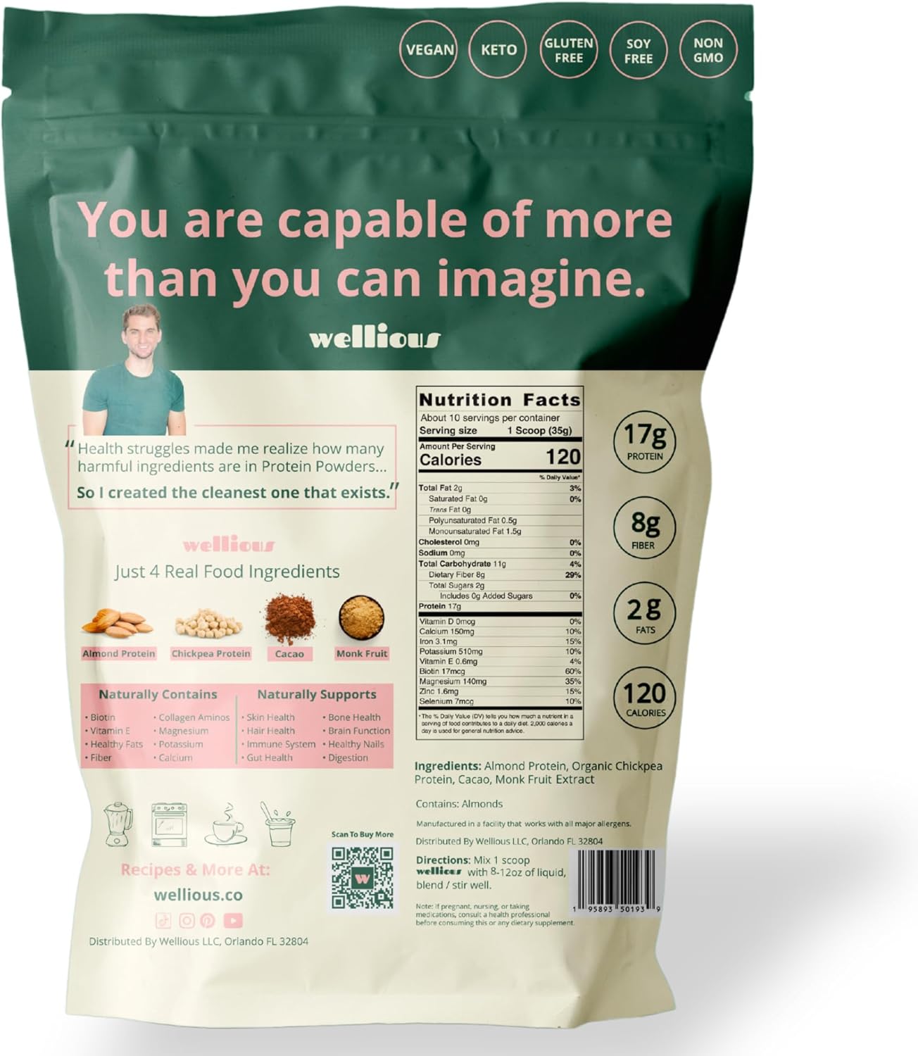 organic-chocolate-vegan-protein-powder---plant-based-dairy-free-high-fiber-keto-friendly-non-dairy-lactose-free-gut-health-support-2