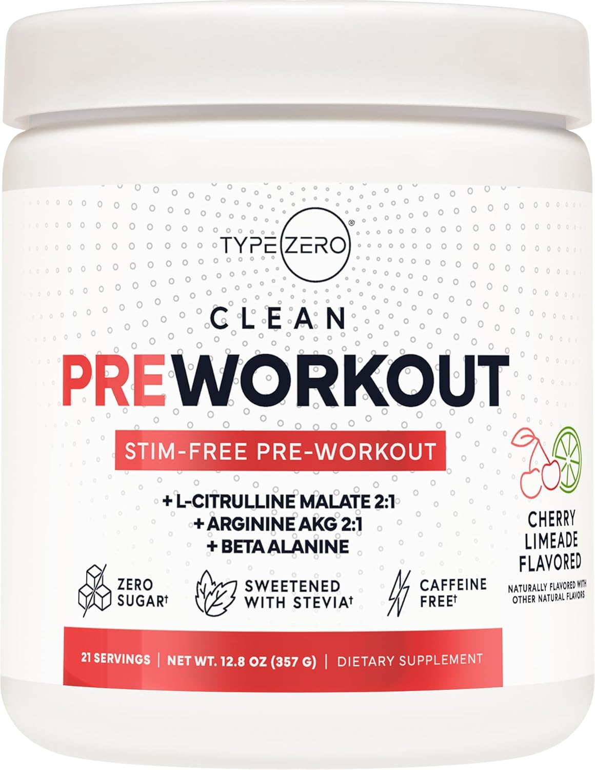 zero-ultra-clean-cherry-limeade-pre-workout-pump-nitric-oxide-booster---caffeine-free-for-men-women-1
