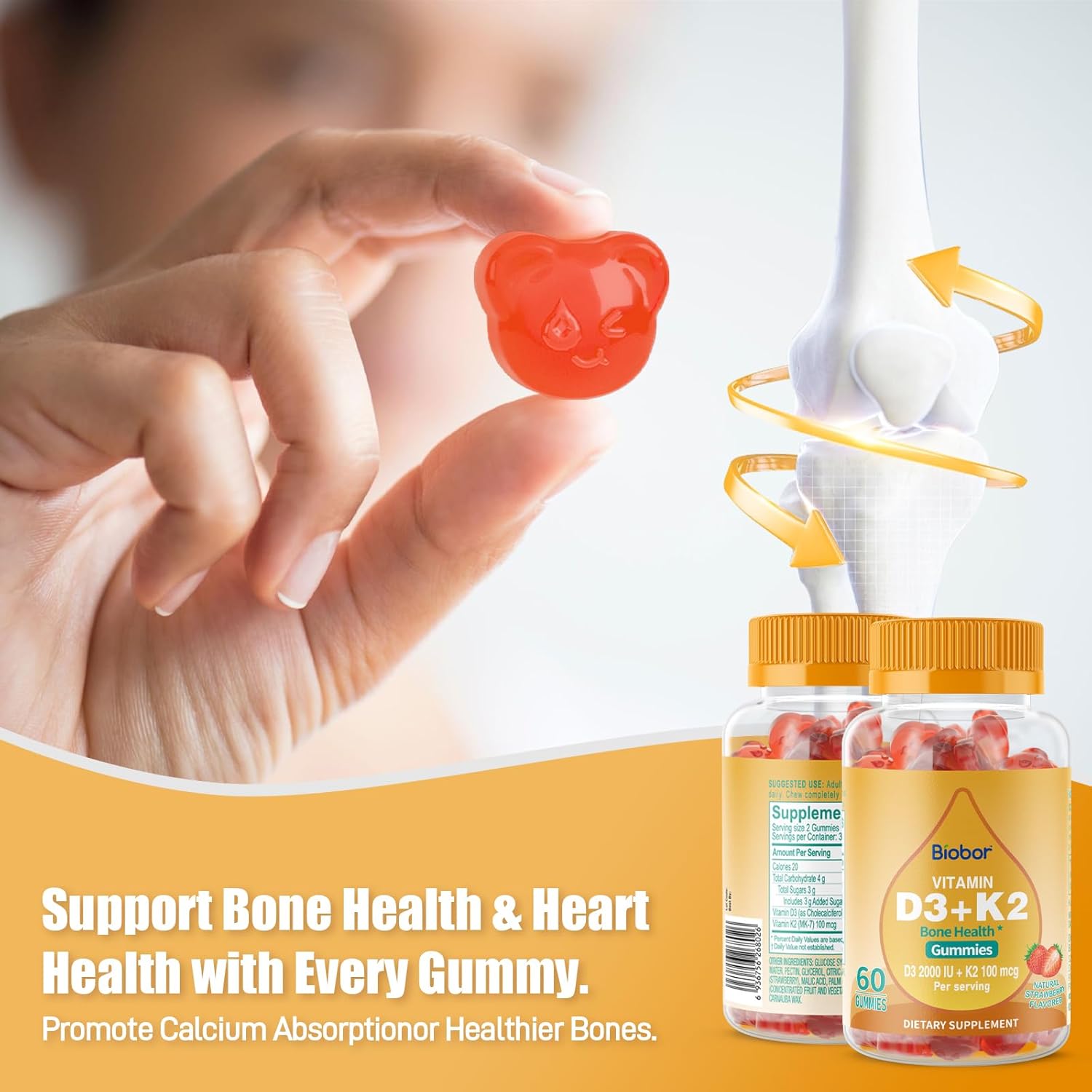 biobor-vitamin-d3-k2-gummies---2000-iu-d3-100-mcg-k2---bone-immune-health-support---gmo-gluten-free---strawberry-flavor---60-count-7