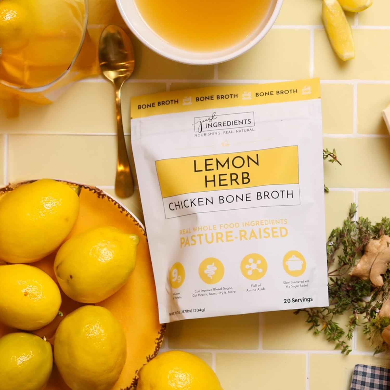 organic-chicken-broth-powder-with-lemon-herb-flavor---20-servings-no-artificial-flavors-or-preservatives-9g-protein-gluten-free-6