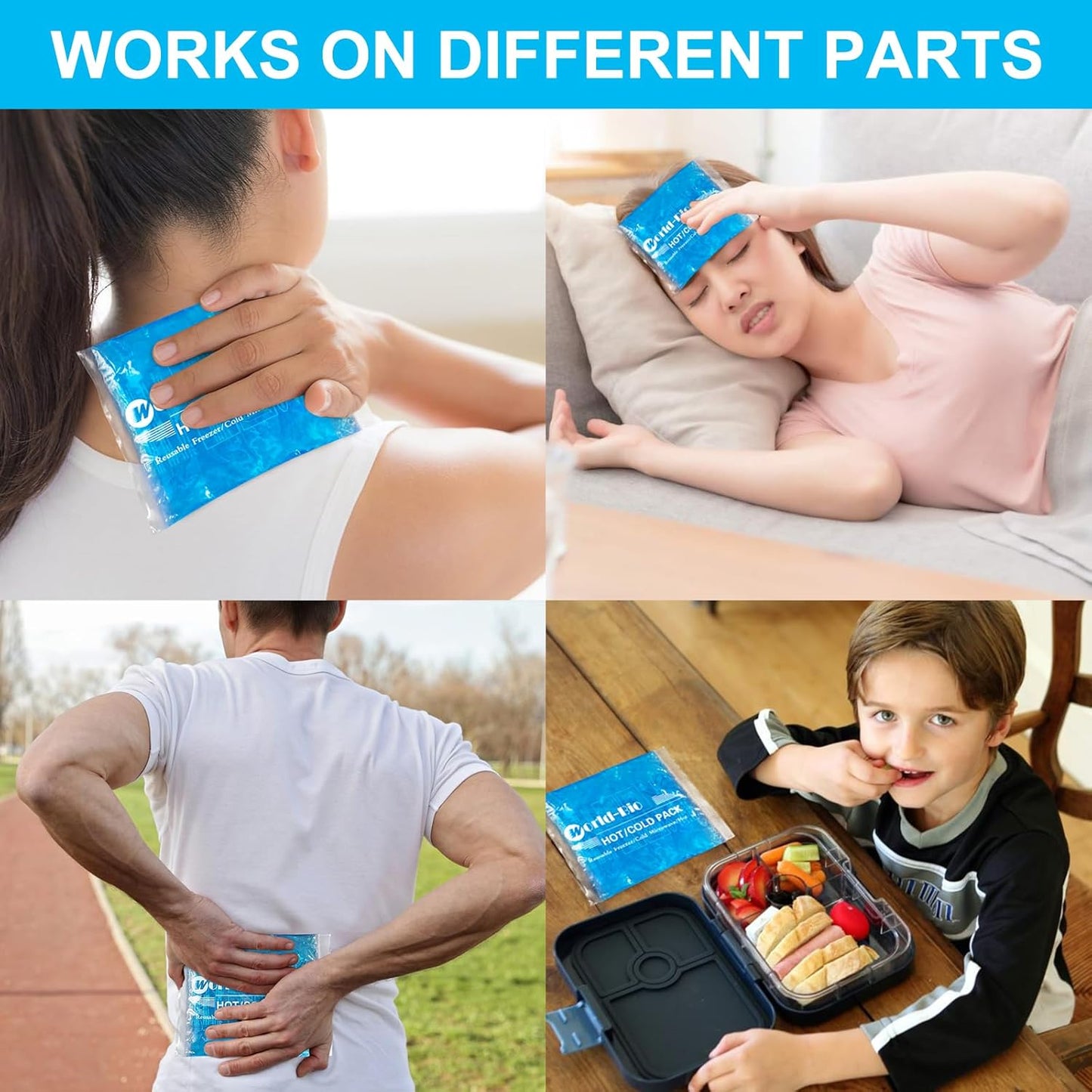 blobuste-reusable-gel-ice-packs-2-pack-with-wrap---hot-cold-soft-flexible-ice-packs-for-pain-relief-surgery-recovery-knee-wrist-ankle-elbow-shin---cold-compress-therapy---63x51-5