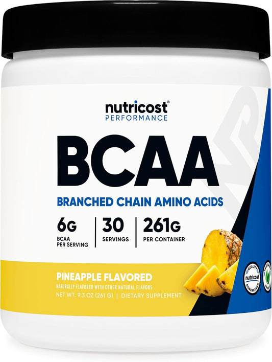 nutricost-pineapple-bcaa-powder---30-servings-optimal-211-ratio-for-muscle-recovery-and-growth-1