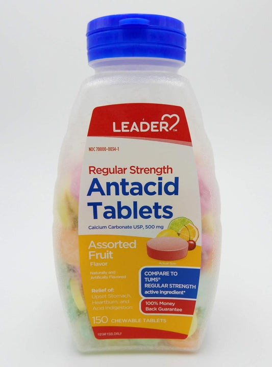 leader-antacid-calcium-carbonate-tablets---500mg-assorted-fruit-flavor---150-count-pack-of-1-1