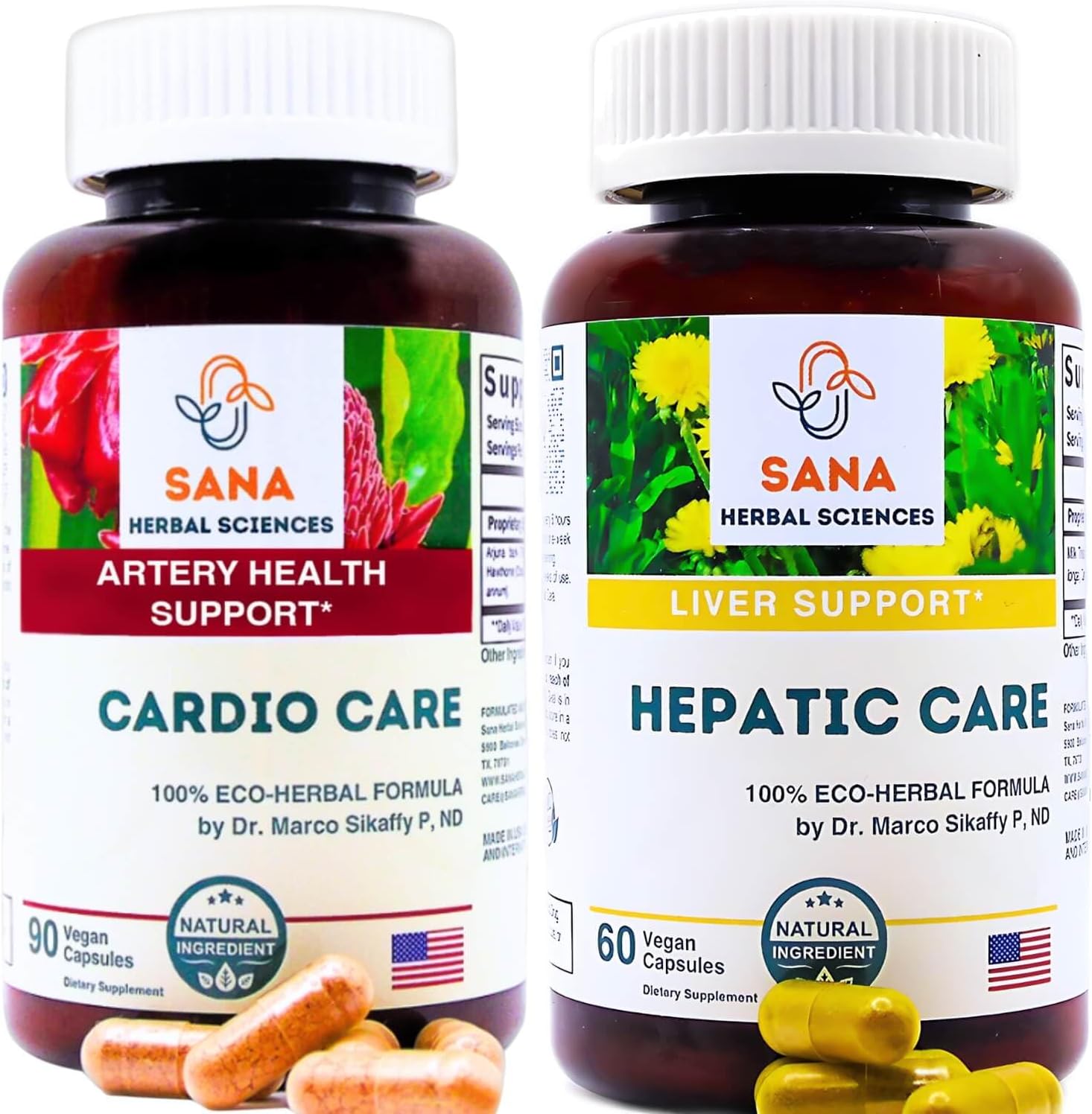 Dr. Sikaffy's All-Natural Artery Plaque Remover and Liver Cleanse for Detox and Repair by Sana Herbal - Espot.com.au