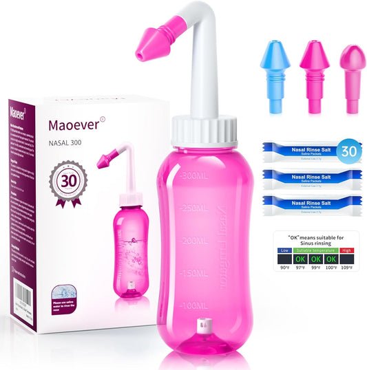 maoever-neti-pot-sinus-rinse-bottle-for-adult-kid-bpa-free---300-ml-with-30-salt-packets---pink-nasal-irrigation-kit-1