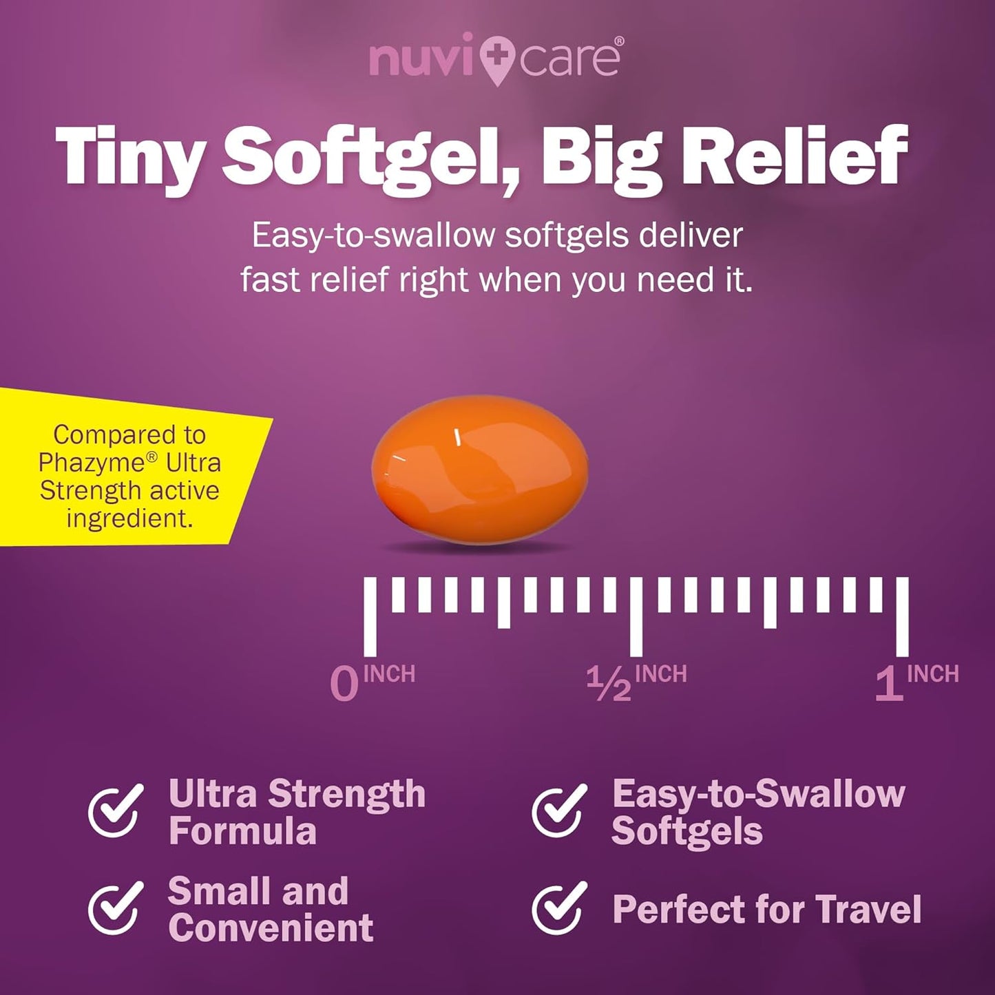Ultra Strength Gas Relief Softgels (180mg) for Adults - Anti Gas & Bloating Relief - Compare to Phazyme - Stomach Gas Relief (100 Count) - Espot.com.au
