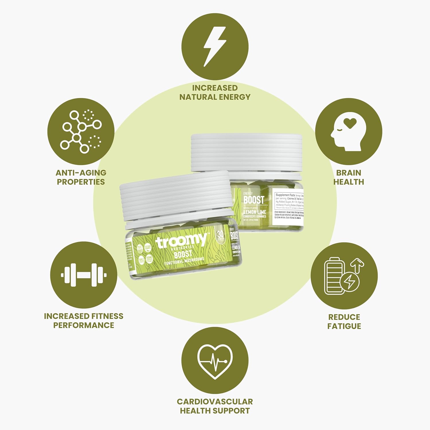 troomy-boost-cordyceps-mushroom-gummies---natural-nootropics-for-hyper-focus---supports-active-lifestyle---lemon-lime-flavor---30-count-3