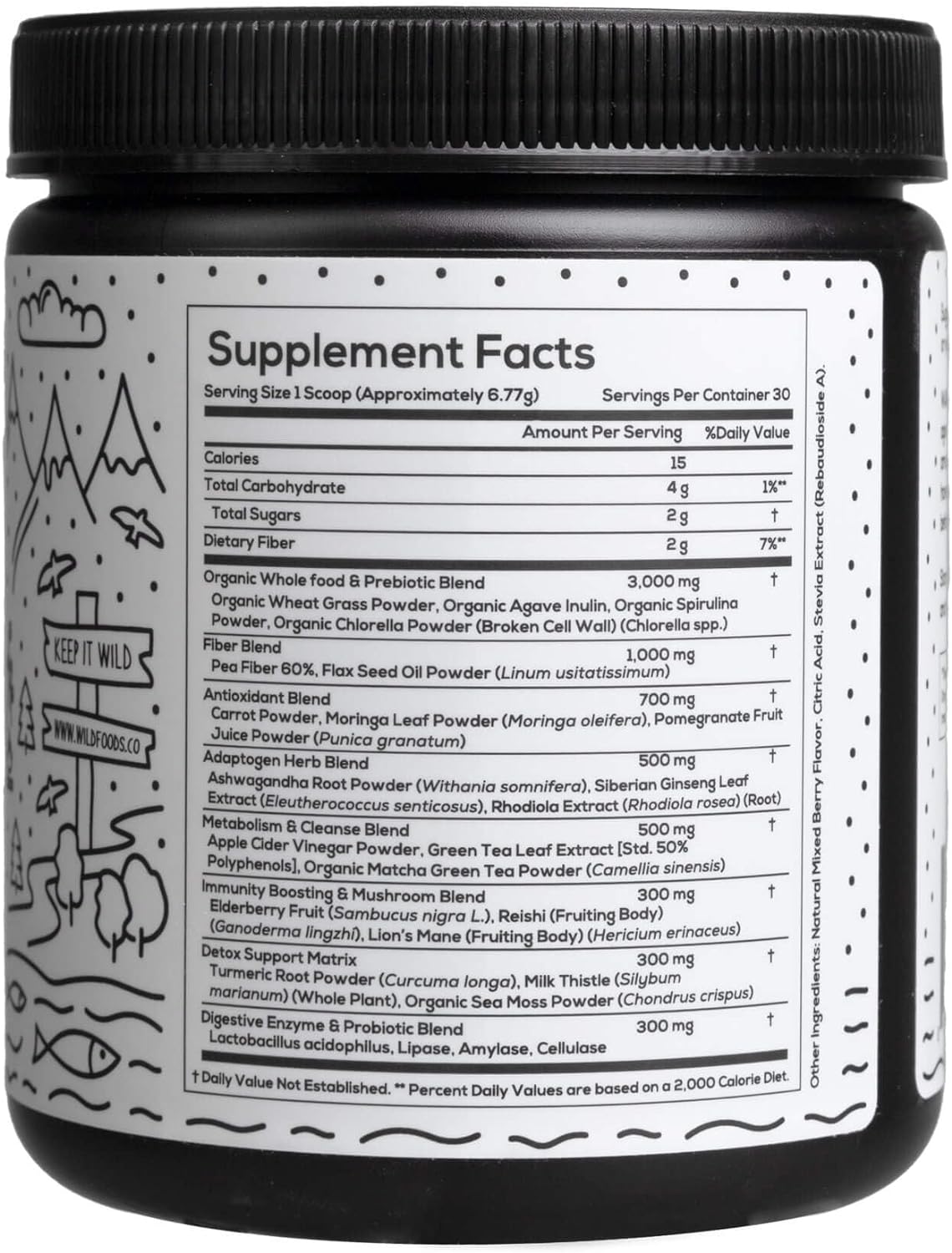 organic-super-greens-powder-with-probiotics-digestive-enzymes---whole-food-sourced-46-plant-nutrients-non-gmo-spirulina-chlorella-wheatgrass---daily-juice-drink-30-servings-3