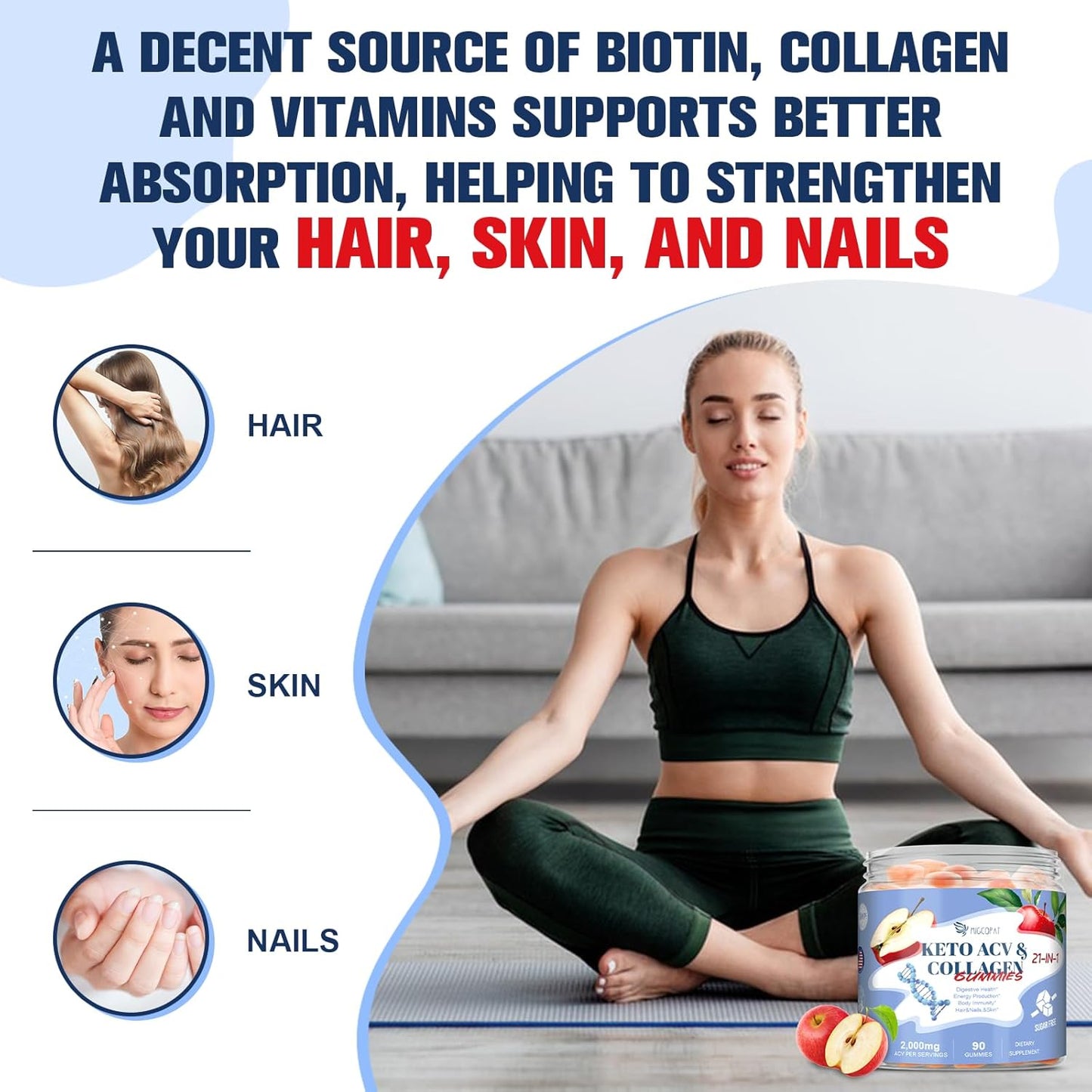 sugar-free-apple-cider-vinegar-gummies-with-collagen-peptides-biotin-probiotics-vitamins-for-hair-skin-nails-digestive-health---90-count-apple-flavored---migcopat-3