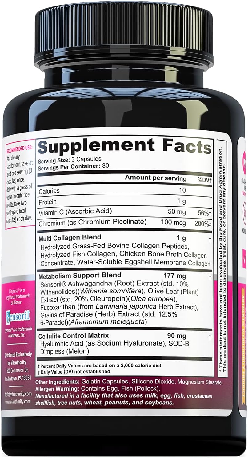 vitauthority-multi-collagen-burn-capsules---hydrolyzed-protein-peptides-with-hyaluronic-acid-vitamin-c-sod-b-dimpless---types-i-ii-iii-v-and-x---caffeine-free-3