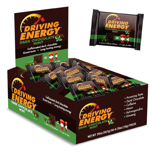 zenevo-energy-mint-dark-chocolate-with-caffeine---50-count---boost-energy-for-work-driving-and-sports---no-crash-formula-1