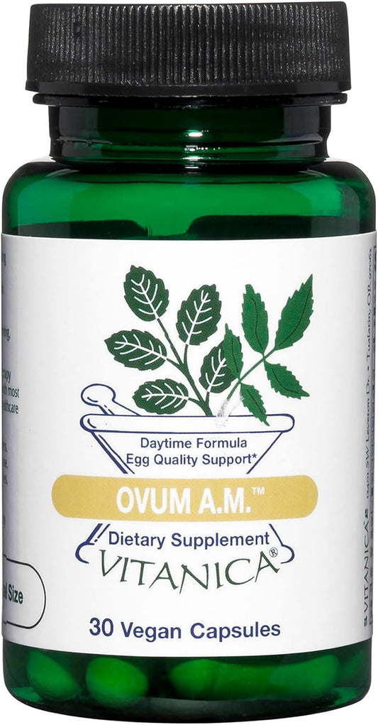 vitanica-ovum-am---egg-quality-support-supplement-with-vitamin-d3-alpha-lipoic-acid-coq10---herbal-dietary-capsules-for-women---30-vegan-caps---pro-logo-1