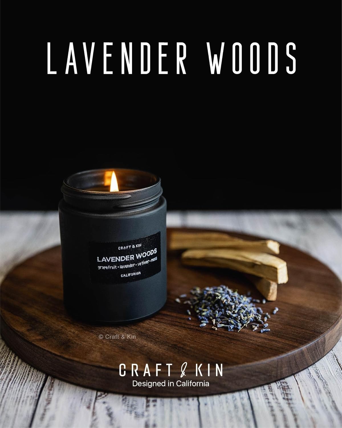 craft-kin-lavender-woods-candle-black-scented-candle-for-men-long-lasting-45-hour-burn-time-76oz-soy-wax-aromatherapy-gift-2