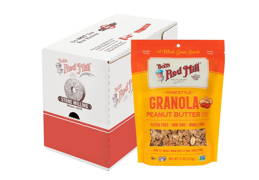 bobs-red-mill-peanut-butter-granola-11oz-6-pack---non-gmo-whole-grain-kosher---healthy-peanut-butter-granola-1