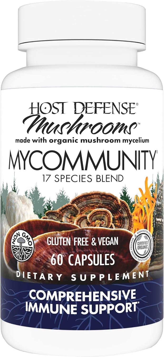mycommunity-mushroom-supplement-capsules---immune-support-blend-with-17-mushroom-species-including-lions-mane-reishi-chaga-cordyceps-turkey-tail---60-capsules-30-servings-1