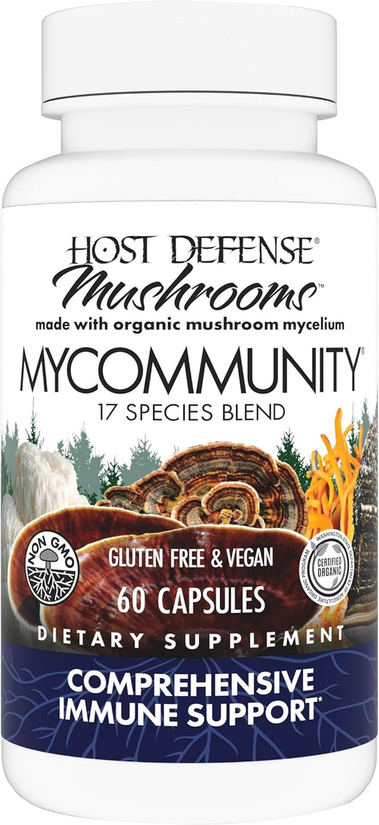 mycommunity-mushroom-supplement-capsules---immune-support-blend-with-17-mushroom-species-including-lions-mane-reishi-chaga-cordyceps-turkey-tail---60-capsules-30-servings-1