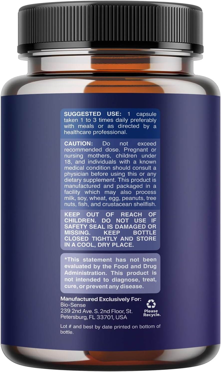 Advanced Acidophilus Probiotic Supplement for Gut Health - Daily Probiotic Immune Support for pH Balance and Digestive Relief - Bio Sense Probiotics with Prebiotics for Upset Stomach - Espot.com.au