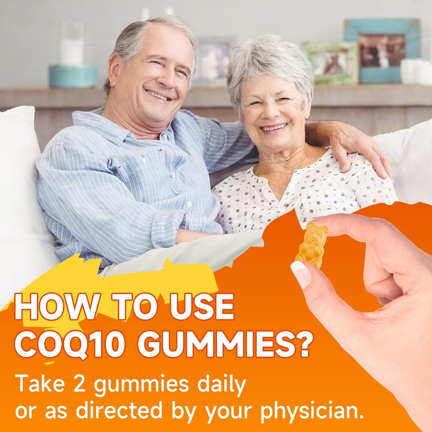 High Absorption CoQ10 Gummies with Omega-3, Vitamin B3, Zinc & Magnesium - Heart Health, Cellular Energy, Antioxidant Support - 60 Count - Espot.com.au