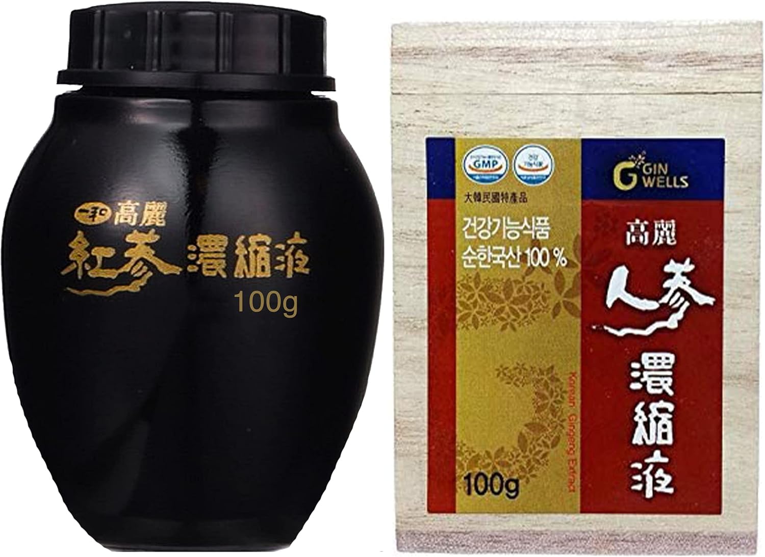 100-pure-korean-ginseng-extract-tea---353-oz-100g---immunity-boost---ginsenoside-1500mg---ilhwa-1