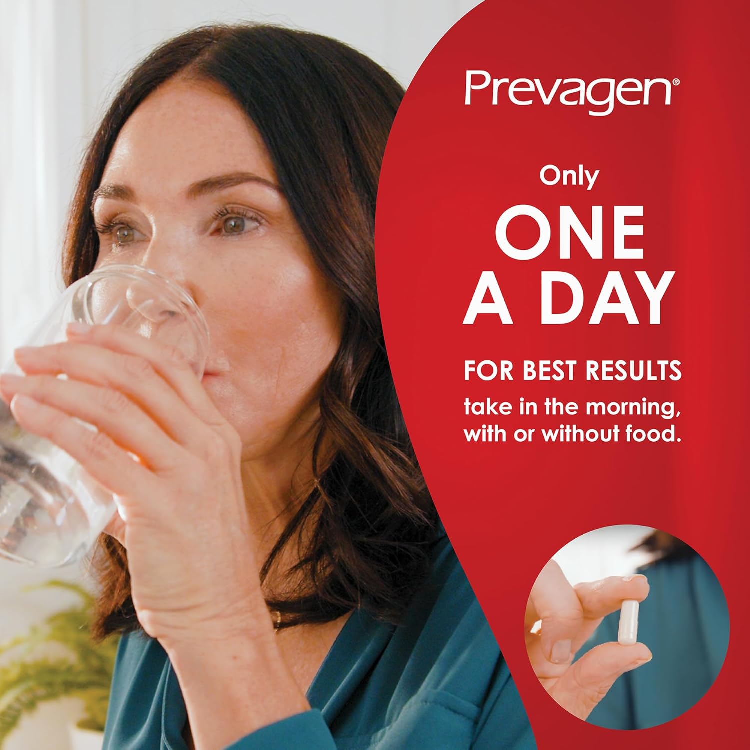 Prevagen Extra Strength 20mg Capsules with Apoaequorin & Vitamin D in Stackable Storage Box - 60 Count - Espot.com.au
