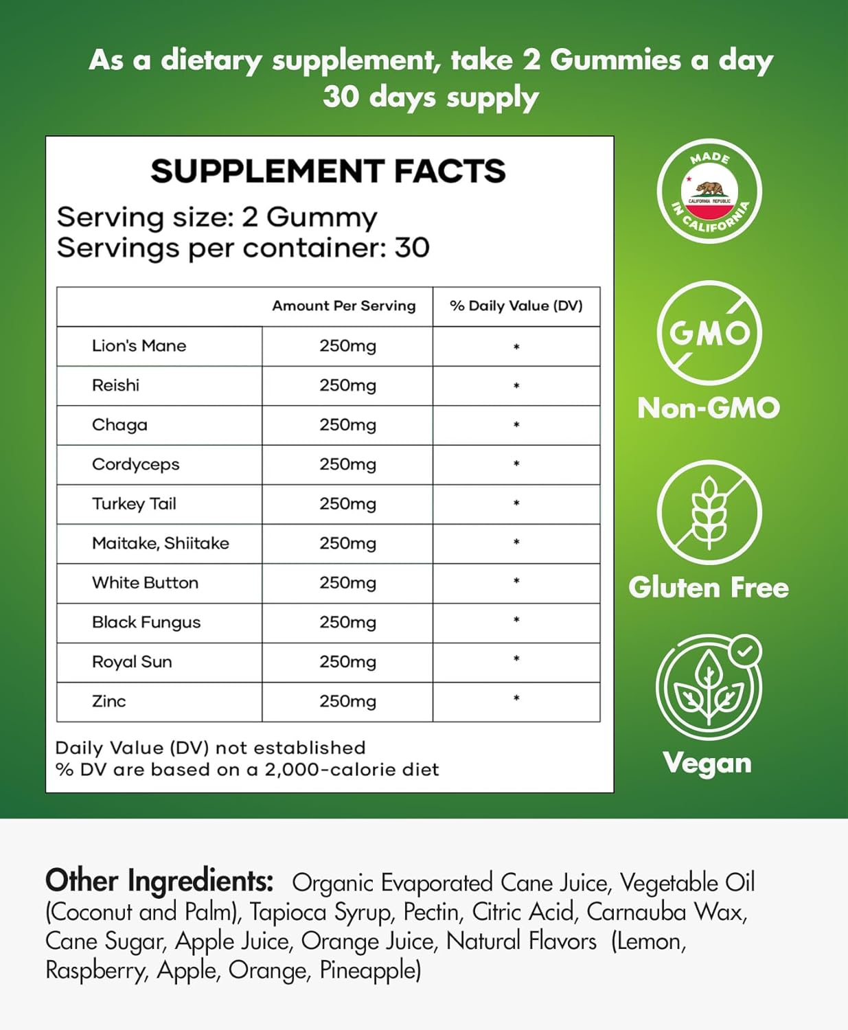 organic-lions-mane-mushroom-gummies-for-adults---immune-support-with-10-mushroom-complex---reishi-chaga-cordyceps-turkey-tail-more---parent-approved-supplement-2