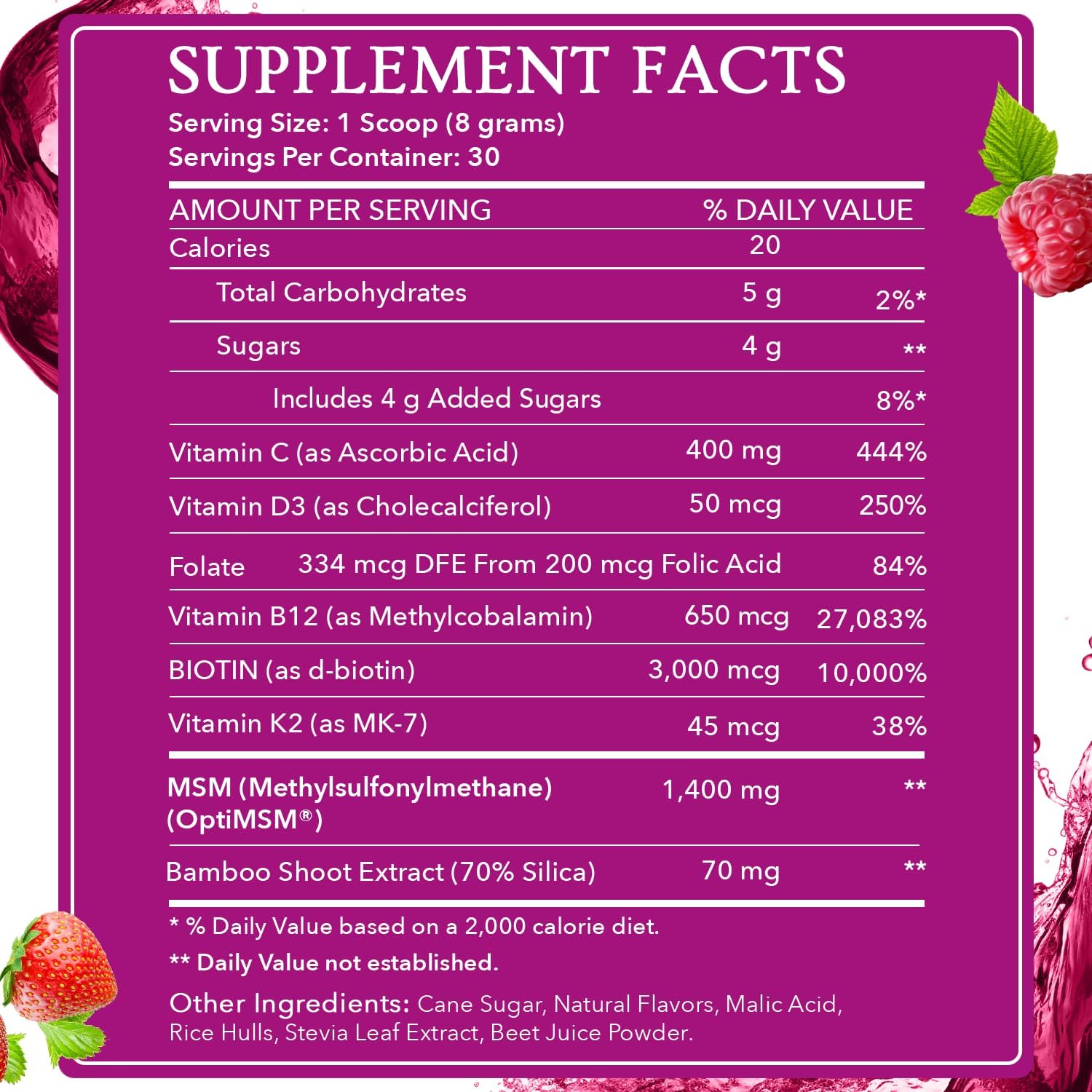 wildberry-hair-growth-powder-with-msm-biotin-vitamin-c---hair-supplement-for-women-men---gluten-free---30-servings-2