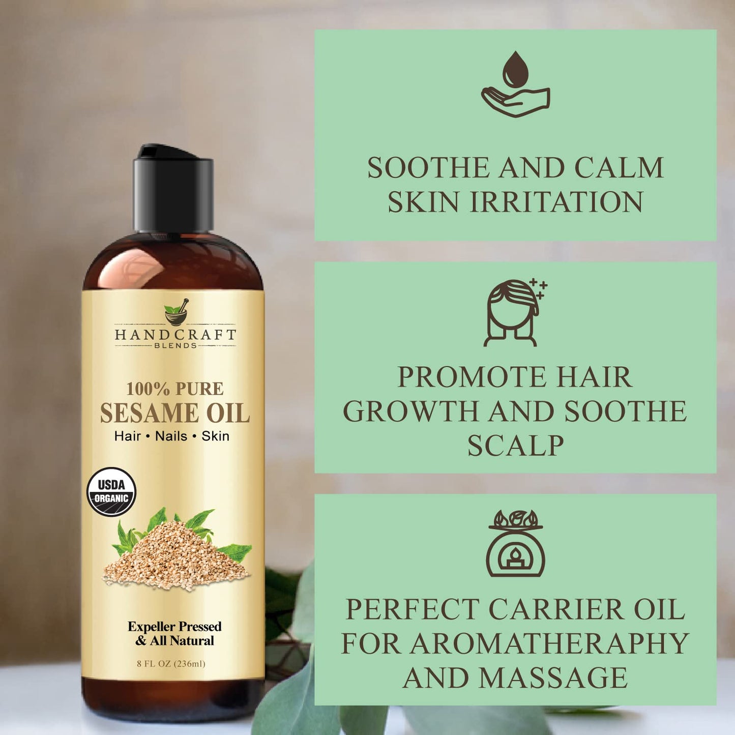 organic-sesame-oil---8-fl-oz---premium-grade-carrier-oil-for-skin-and-hair---100-pure-and-natural---handcrafted-blend---ideal-for-massage---expeller-pressed-and-hexane-free-5