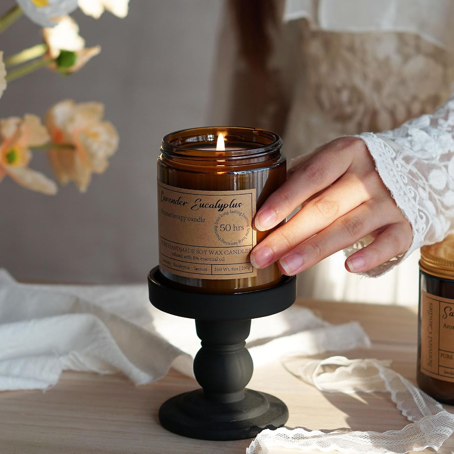 lavender-eucalyptus-aromatherapy-candles---8oz-for-relaxation-stress-relief-and-anxiety-soothing-perfect-gift-for-women-ideal-for-bath-yoga-and-meditation-7