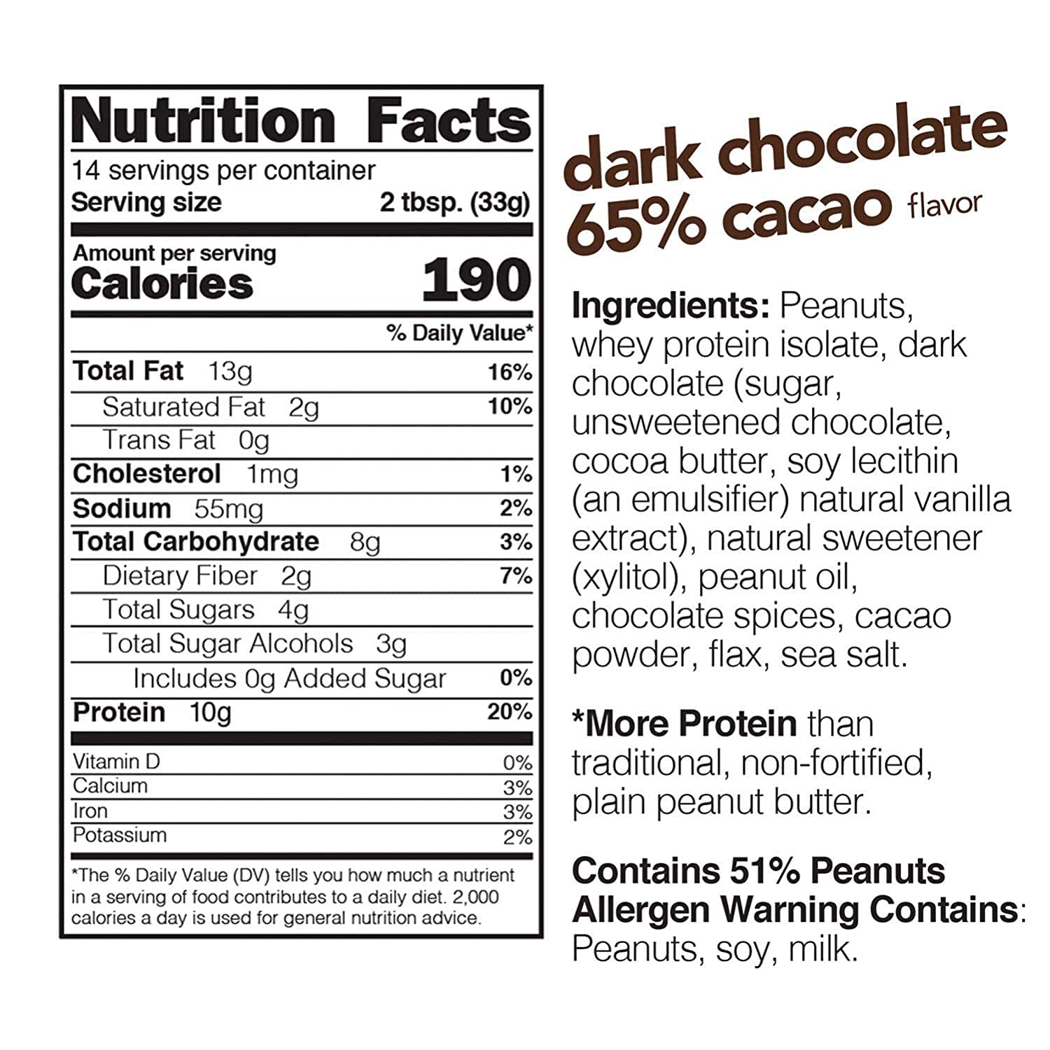 dark-chocolate-peanut-butter-spread---high-protein-nut-butter-snack-omega-3s-antioxidants---low-carb-low-sugar-gluten-free-non-gmo---16-oz-jar-6