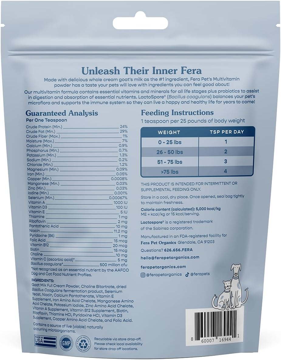 vet-formulated-fera-pet-organics-multivitamin-with-goat-milk-for-cats-dogs---probiotics-essential-vitamins-minerals---60-servings-7