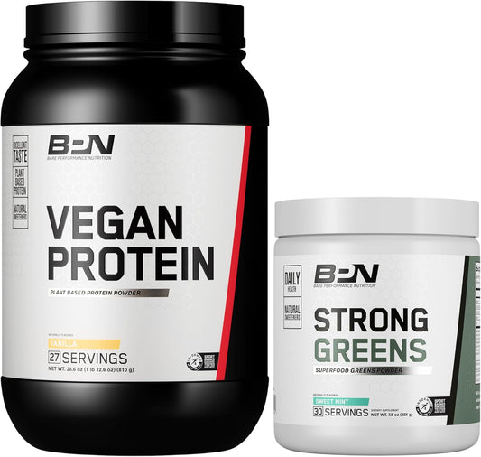 vegan-vanilla-protein-powder-with-strong-greens-sweet-mint---bare-performance-nutrition-bpn-1