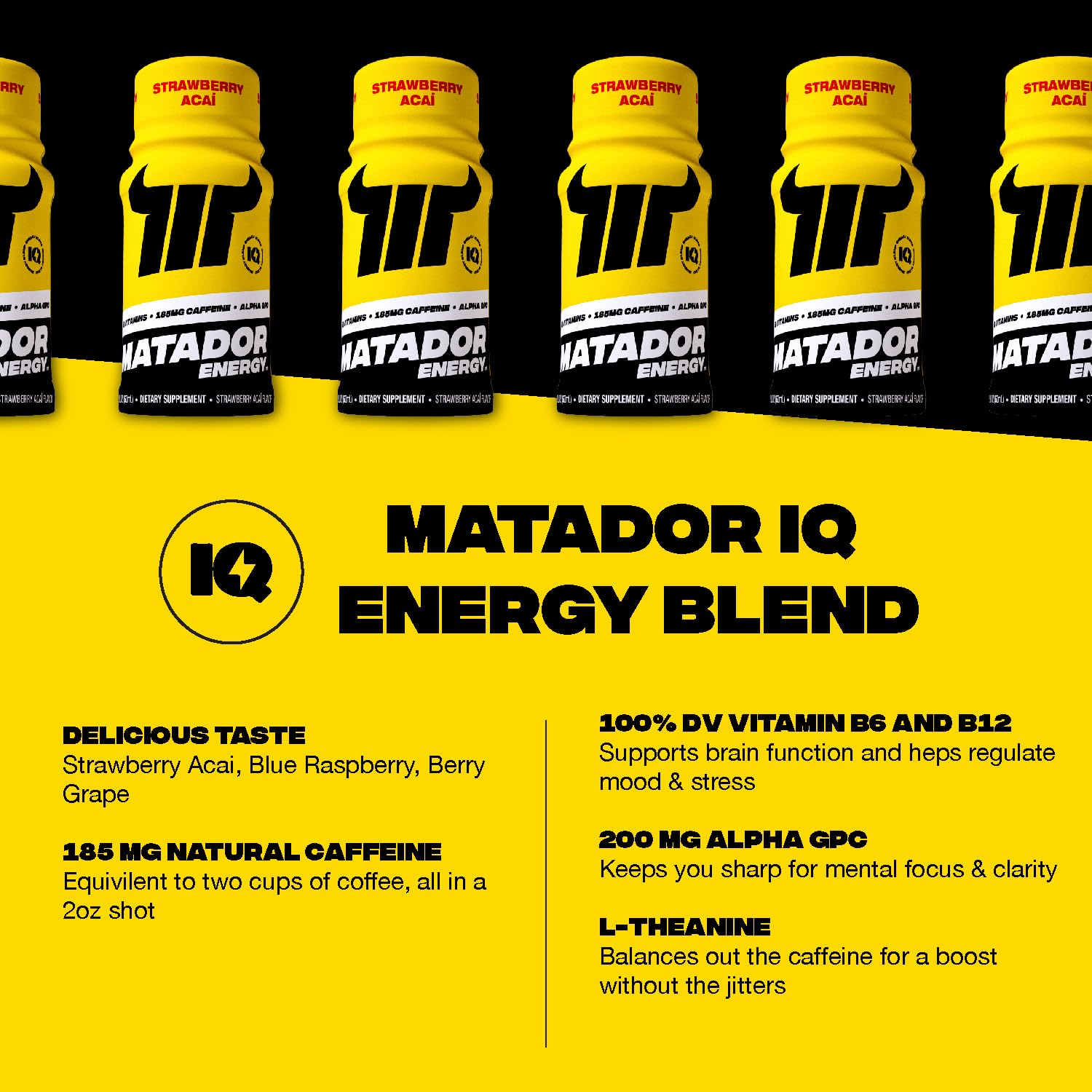 bulk-pack-matador-energy-shots---strawberry-acai-flavor-sugar-free-nootropic-energy-shot-bottles-with-b-vitamin-complex-and-alpha-gpc-for-enhanced-cognitive-function---pack-of-24-3