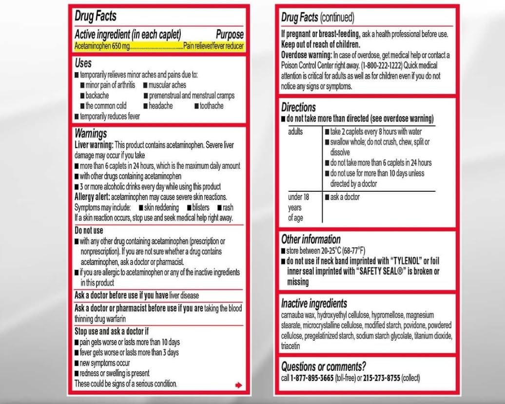 tylenol-arthritis-pain-relief-caplets---290-count-650mg-extended-release-acetaminophen-2