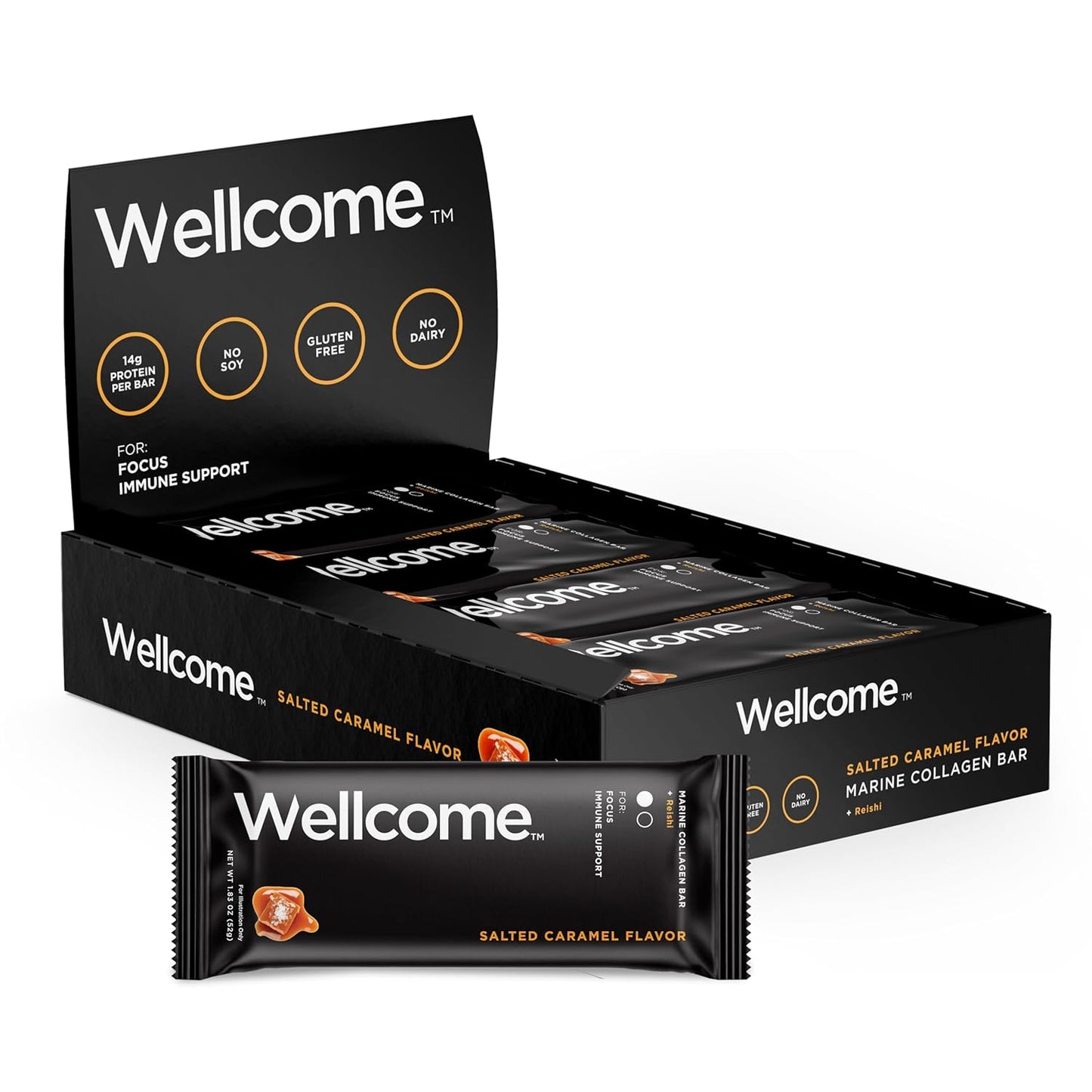 salted-caramel-marine-collagen-protein-bar-with-reishi-mushroom---adaptogenic-snack-bar-for-energy-and-immune-support---dairy-free-functional-health-bar-pack-of-12-1